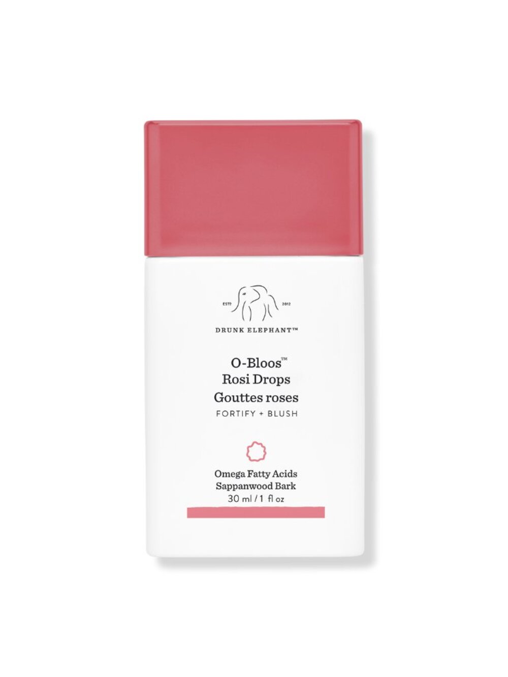 DRUNK ELEPHANT O-Bloos Rosi Drops - Liquid Blush Drops & Serum - Full Size - NWT